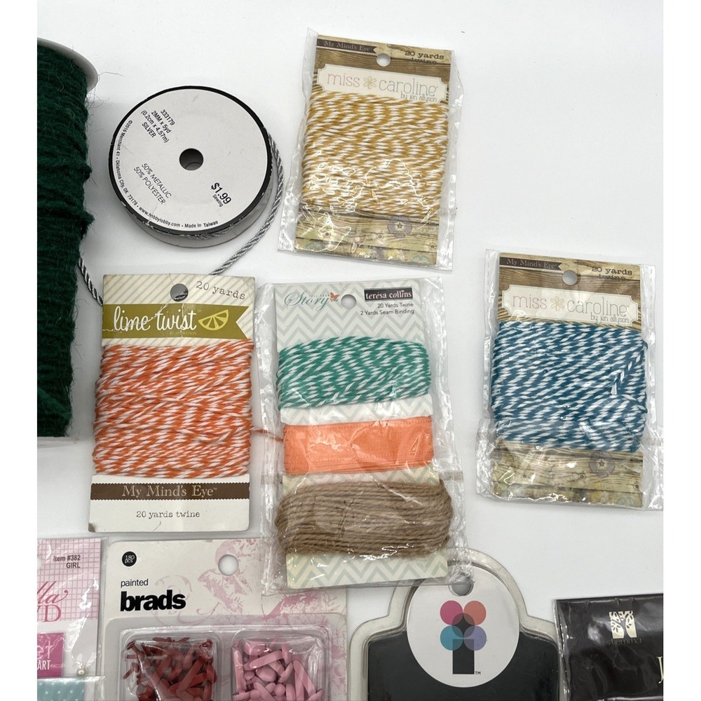 Large Mixed Scrapbooking Craft Supply Lot Fiskars Teresa Collins Pink Paislee - Picture 5 of 12